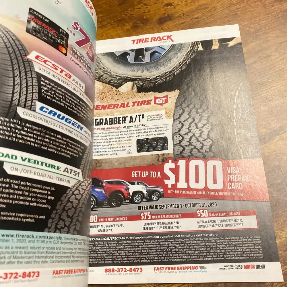 MOTOR TREND MAGAZINE-------OCTOBER 2020